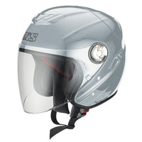 HX 91 Motorradhelm (silber)