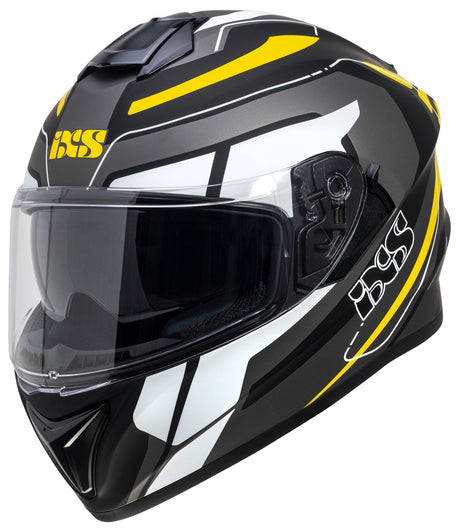 Integralhelm iXS216 2.2 - grau-schwarz-gelb fluo