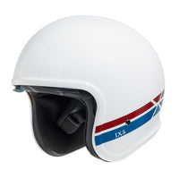 Casco jet 880 2.1 - blanco-azul mate