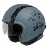 Jethelm iXS880 2.0 - grau matt-schwarz