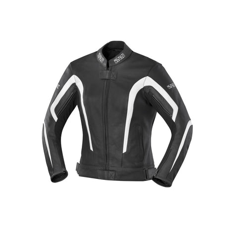 Kelly Motorradjacke Damen (schwarz-weiss)