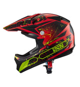 Kinder-Motocrosshelm 278 KID 2.0 rot-schwarz-gelb
