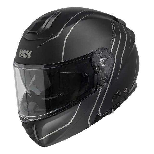 Klapphelm iXS460 FG 2.0 - schwarz matt-grau