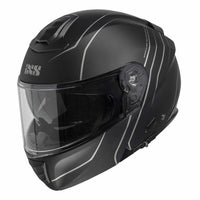 Klapphelm iXS460 FG 2.0 - schwarz matt-grau