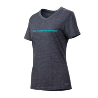 Playground Tee Femmes anthracite-celeste