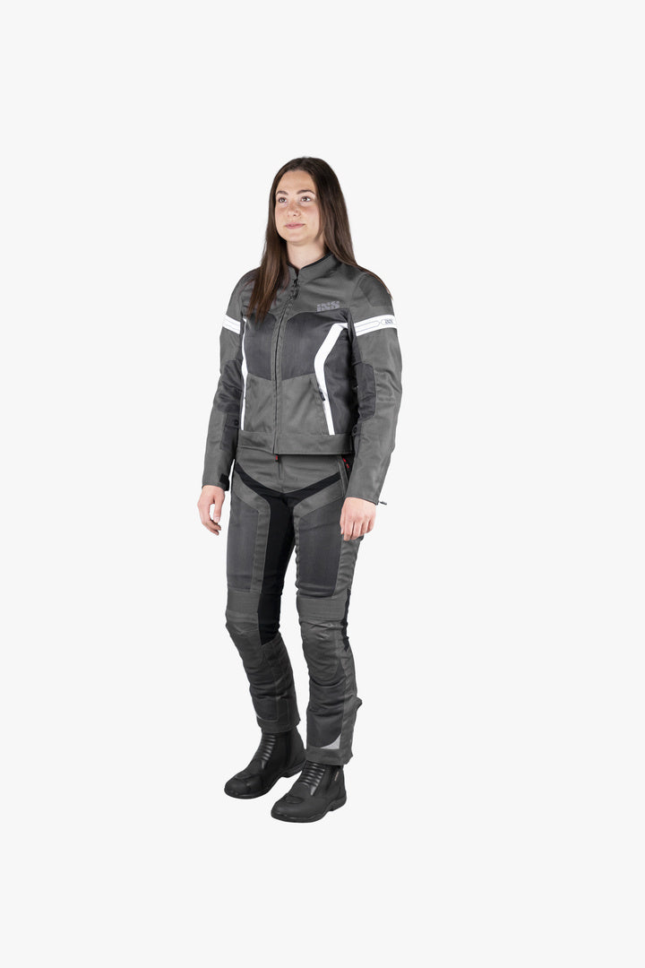 Sport Damen Jacke Trigonis-Air dunkelgrau-grau-weiss