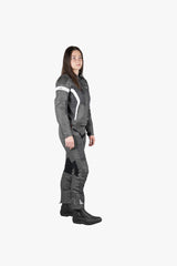 Sport Damen Jacke Trigonis-Air dunkelgrau-grau-weiss