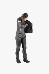 Sport Damen Jacke Trigonis-Air dunkelgrau-grau-weiss