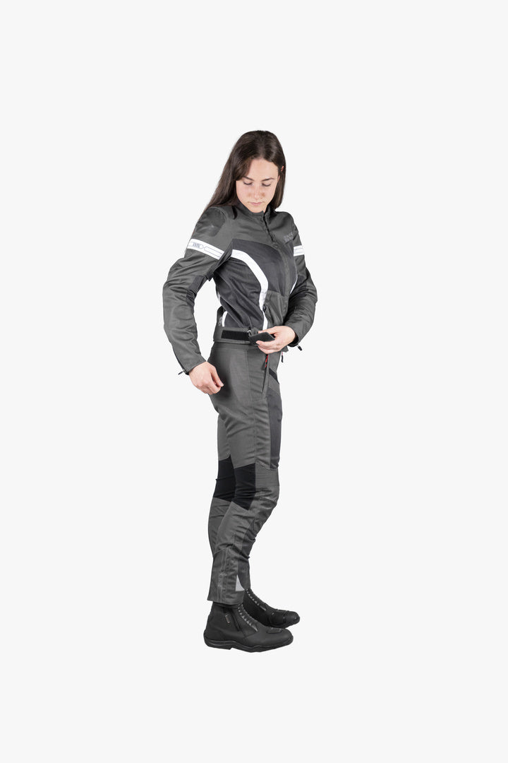 Sport Damen Jacke Trigonis-Air dunkelgrau-grau-weiss