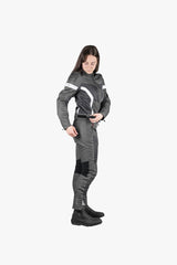 Sport Damen Jacke Trigonis-Air dunkelgrau-grau-weiss