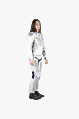 Sport Damen Jacke Trigonis-Air hellgrau-grau-neon gelb