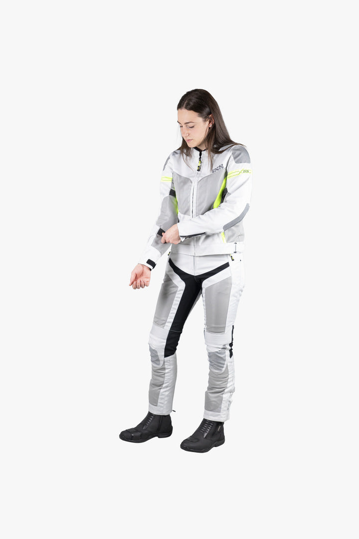Sport Damen Jacke Trigonis-Air hellgrau-grau-neon gelb