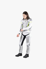 Sport Damen Jacke Trigonis-Air hellgrau-grau-neon gelb