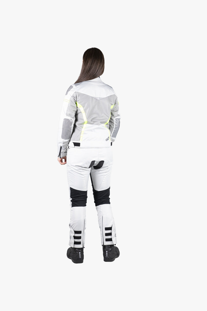 Sport Damen Jacke Trigonis-Air hellgrau-grau-neon gelb