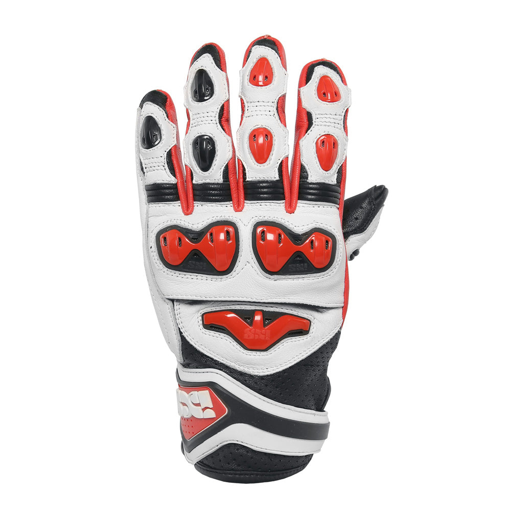 ixs rs 400 handschuh Sport glove RS-400 short black white red