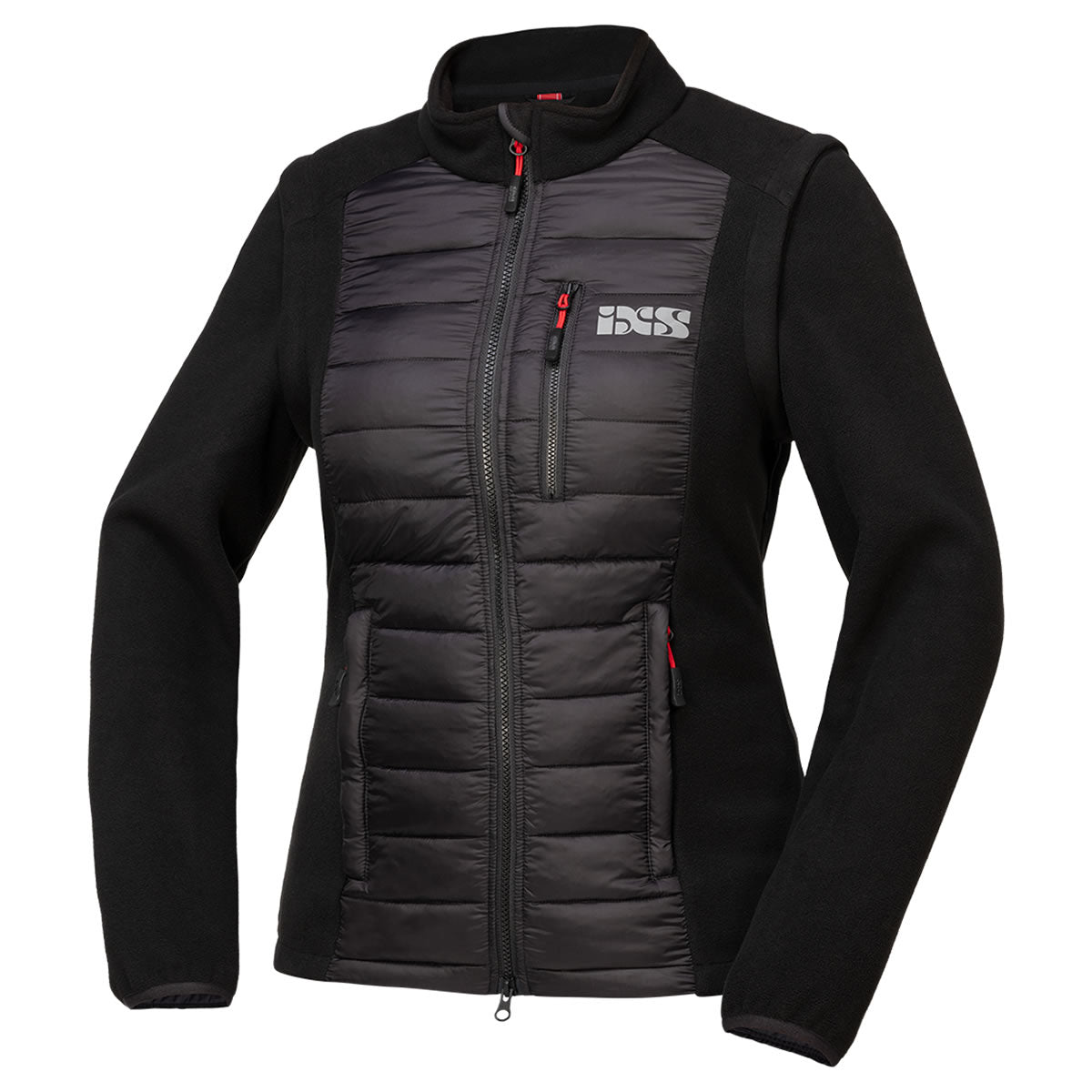 Team Damen Jacke Zip-Off - schwarz