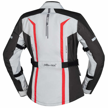 Tour Damen Jacke Evans-ST 2.0 - hellgrau-grau-rot