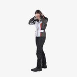 Tour Damen Jacke Evans-ST 2.0 - hellgrau-grau-rot