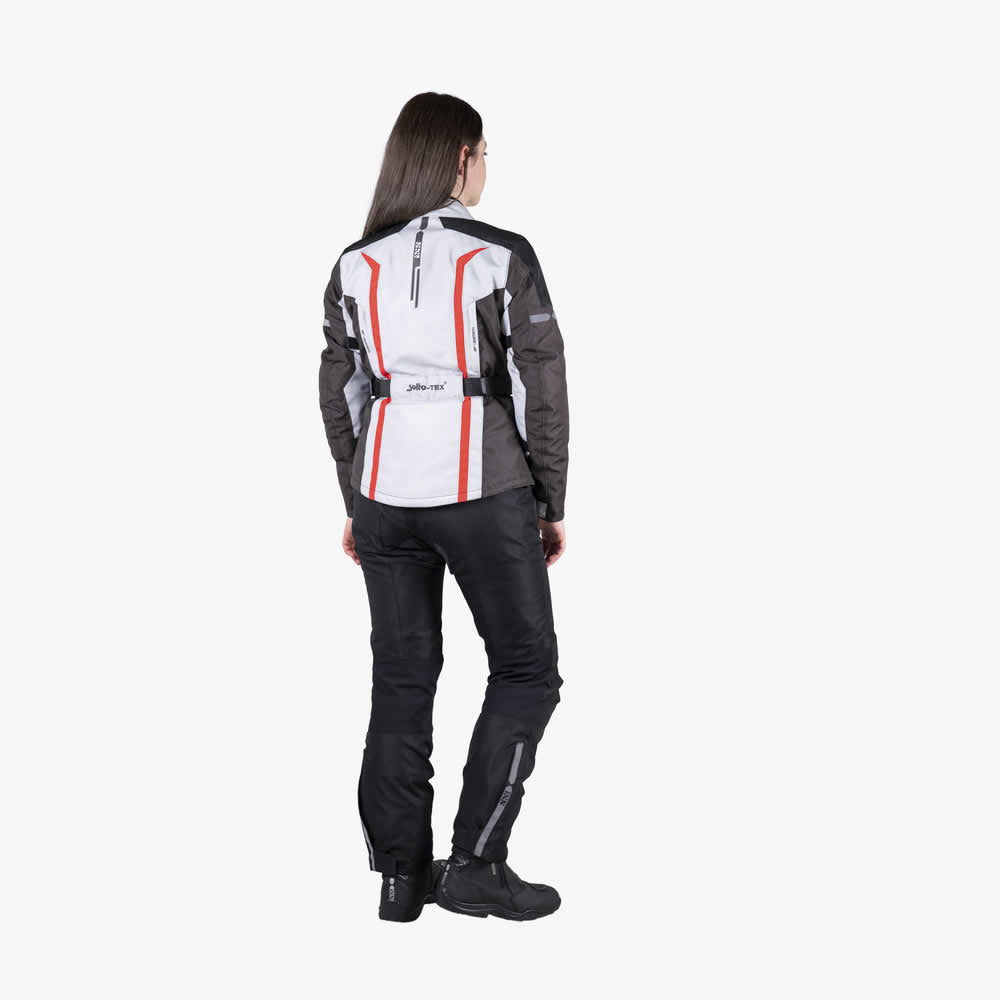 Tour Damen Jacke Evans-ST 2.0 - hellgrau-grau-rot