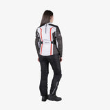 Tour Damen Jacke Evans-ST 2.0 - hellgrau-grau-rot