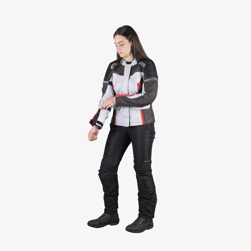 Tour Damen Jacke Evans-ST 2.0 - hellgrau-grau-rot
