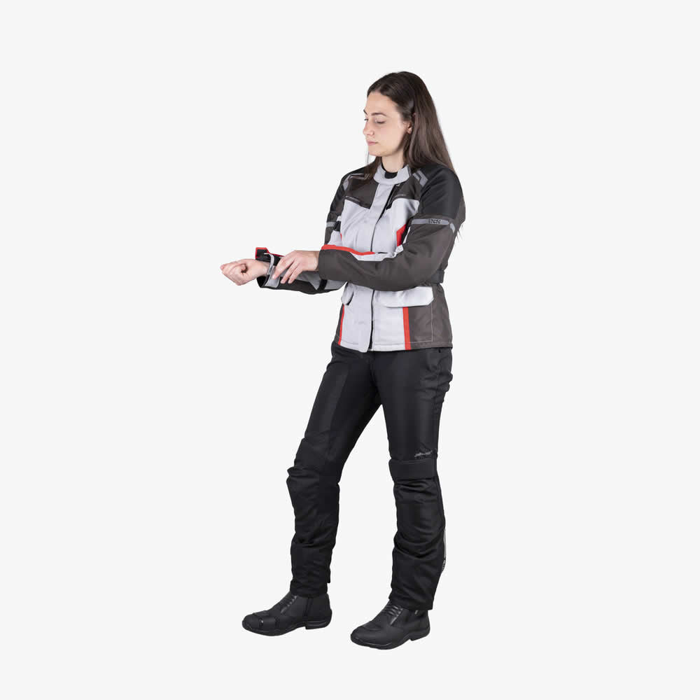 Tour Damen Jacke Evans-ST 2.0 - hellgrau-grau-rot