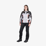 Tour Damen Jacke Evans-ST 2.0 - hellgrau-grau-rot