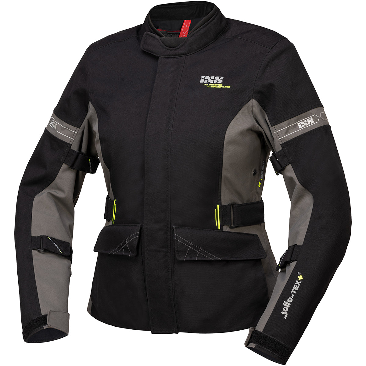 Tour Damen Jacke Laminat-ST-Plus - schwarz-grau