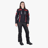 Tour Damen Jacke Pacora-ST schwarz-bordeaux