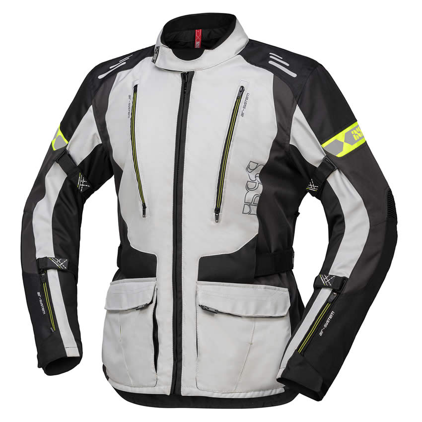 Tour Jacke Lorin-ST - grau-schwarz-gelb neon