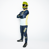 Trigger X Langarm Trikot - Blau/Gelb