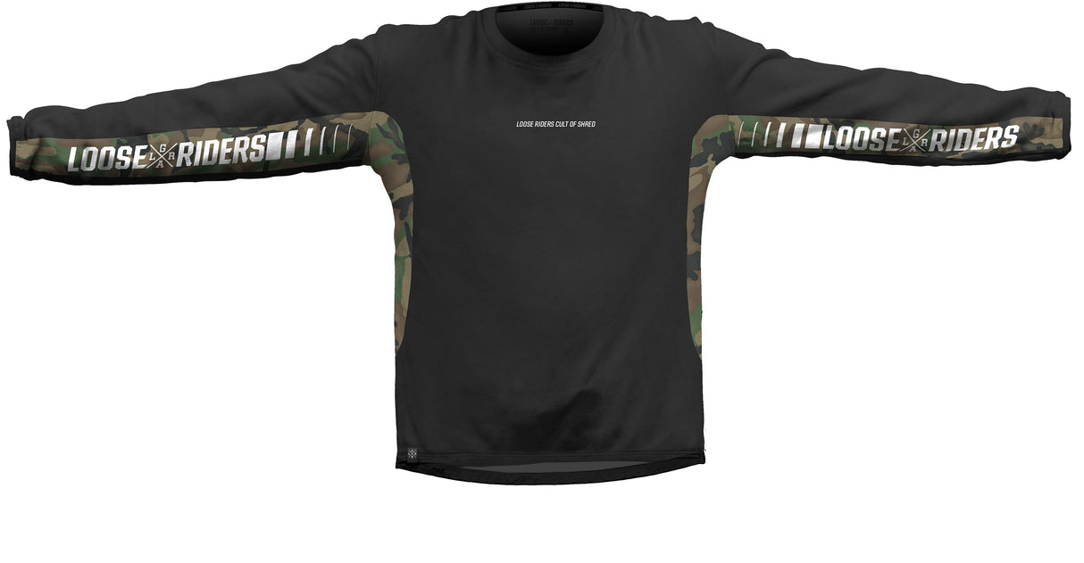 Tech Men Jersey Longsleeve - Stealth Camo