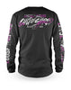 Tech Men Jersey Longsleeve - Purple Camo Black 