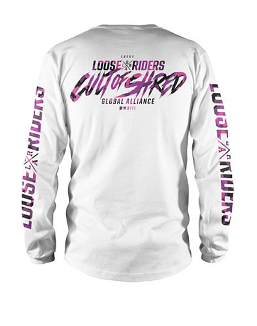 Tech Men Jersey Longsleeve - Purple Camo White
