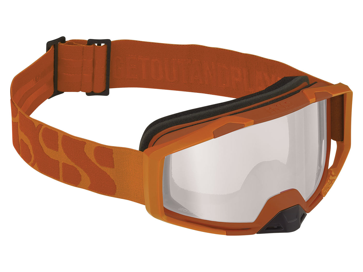 iXS Bicycle Glasses Trigger Goggle Clear Lens (Low Profile)