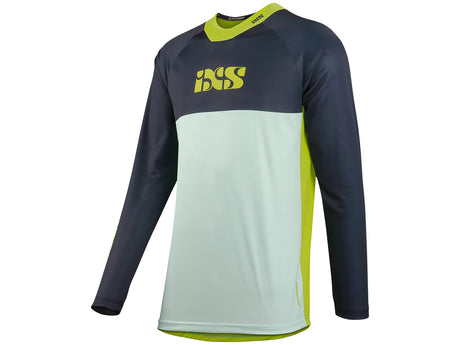Trigger X Langarm Trikot - Blau/Gelb