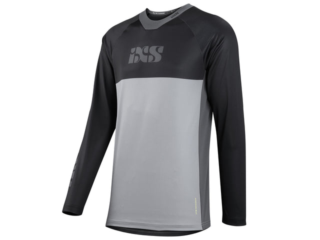 Trigger X Langarm Trikot - Grau/Schwarz