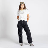 Womens Brand organic 2.0 tee - Off White