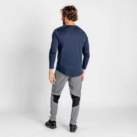 Maillot de manga larga Flow Merino - Marino