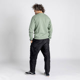 Rhombus organic sweater - Sage