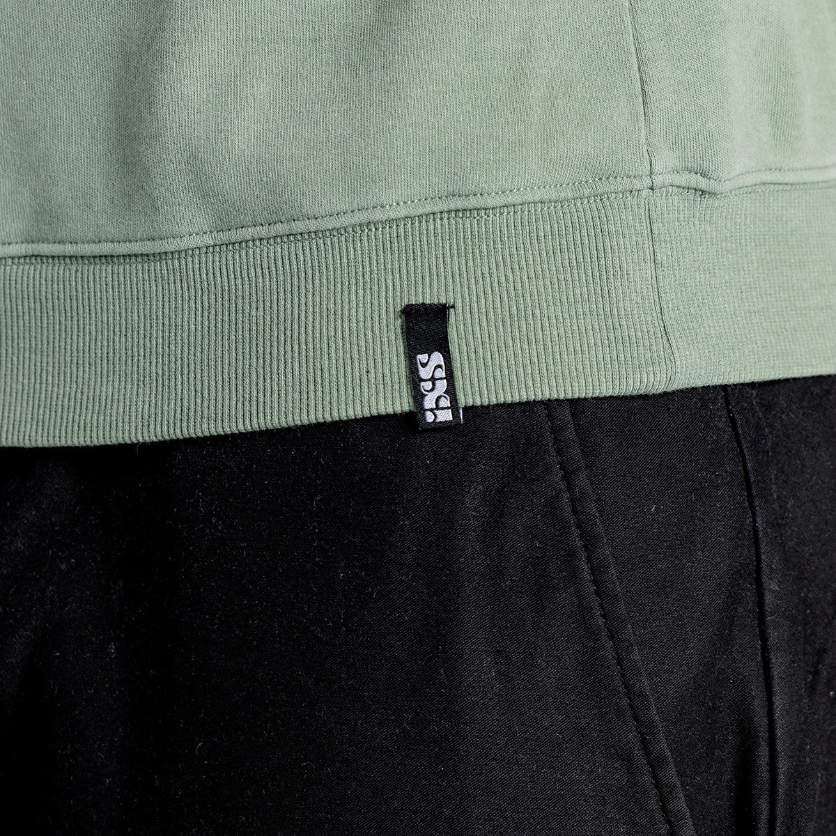 Rhombus organic sweater - Sage