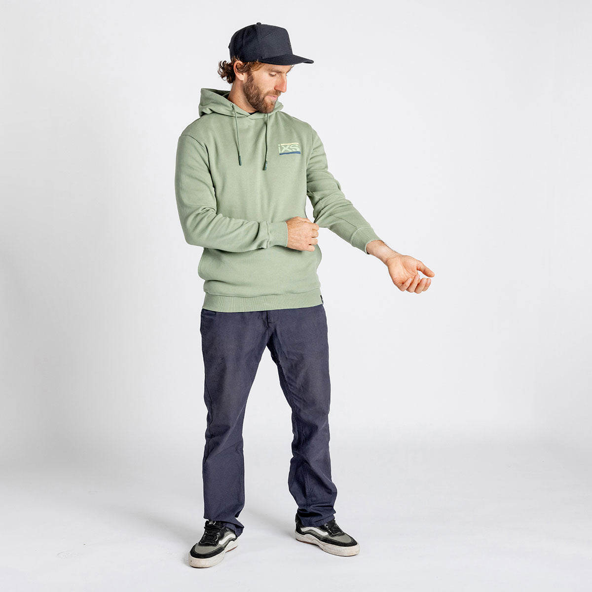 Arch organic hoodie - Sage 