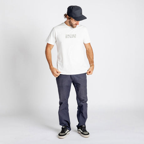 Camiseta orgánica 2.0 de marca - Blanco roto