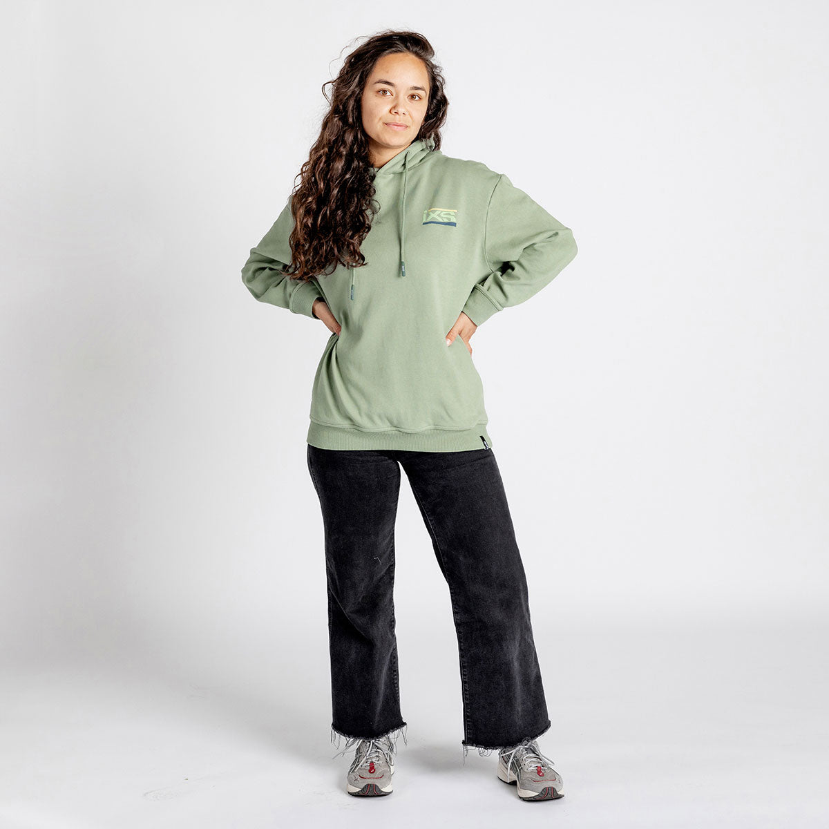 Arch organic hoodie - Sage 