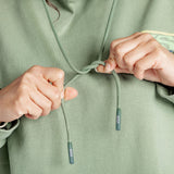 Arch organic hoodie - Sage 