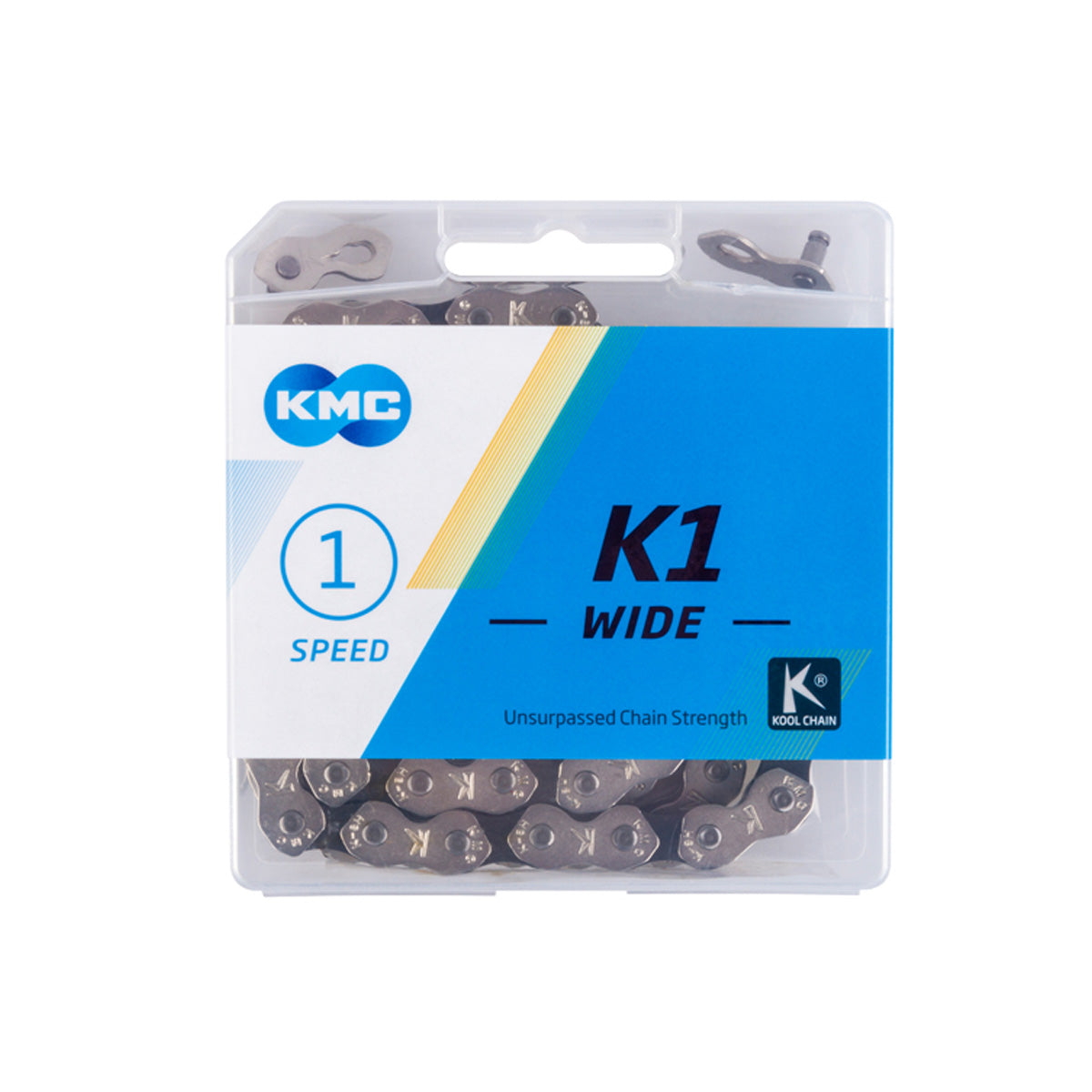 K1 Wide Kette - Schwarz/Silber