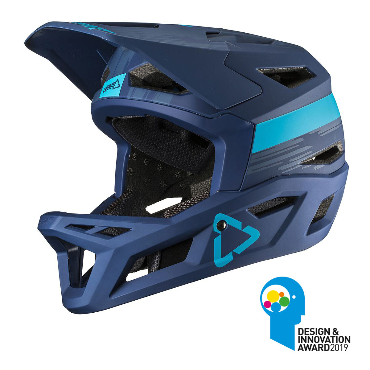 DBX Super Ventilated Full Face Helmet Blue