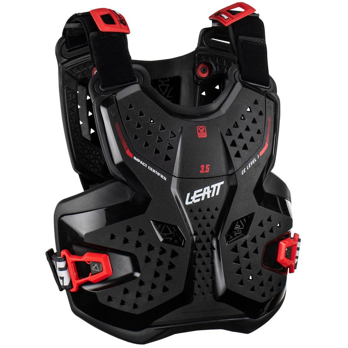 Chest Protector 3.5 Jr. black/red L/XL