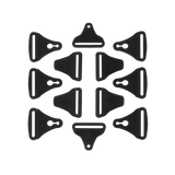 Leatt Buckle kit C-Frame Pair Black 1