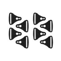 Buckle kit Hybrid X-Frame Pair - black